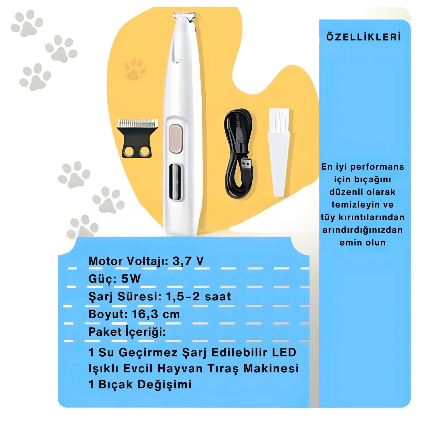 Evcil Hayvan Tüy Bakım Cihazı